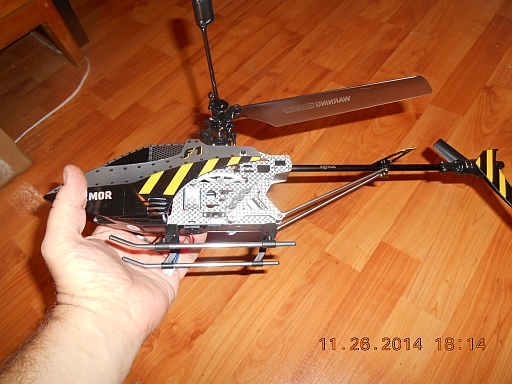  Size of product w/hand to show scale